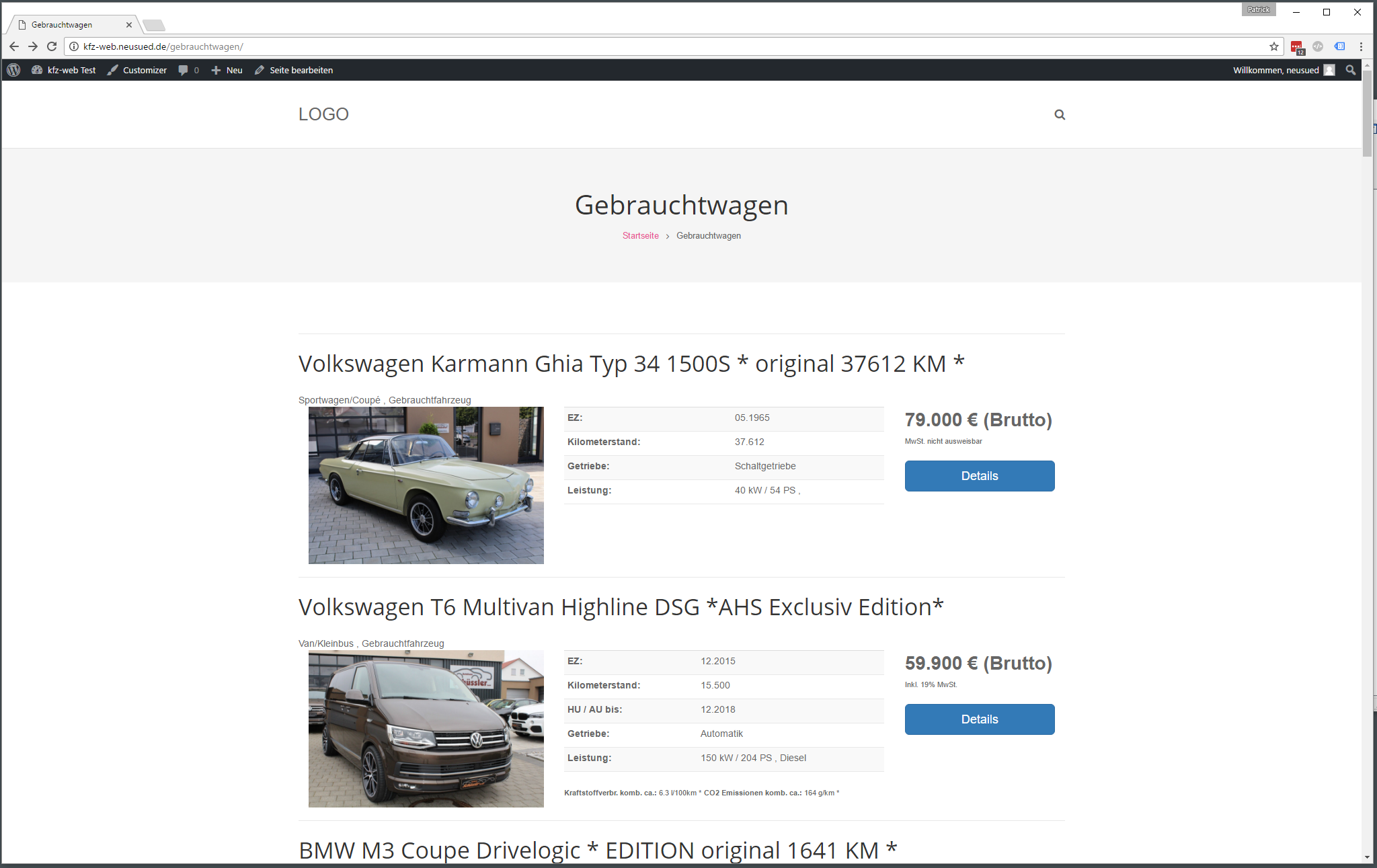 impreza-uebersicht